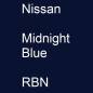 Preview: Nissan, Midnight Blue, RBN.